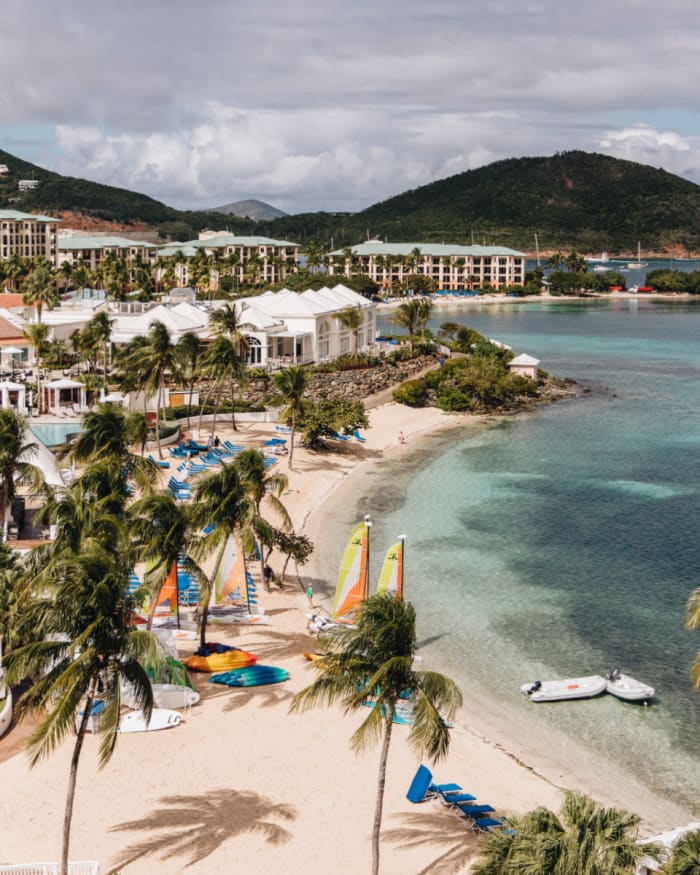 Private Beach at The Ritz Carlton St. Thomas